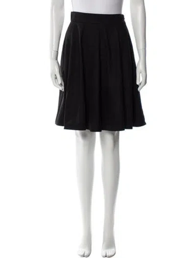 Pre-owned Miu Miu 2018 Knee-length Skirt In Black