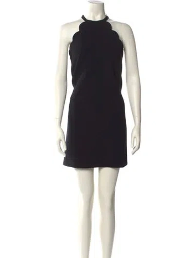 Pre-owned Miu Miu 2018 Mini Dress In Black