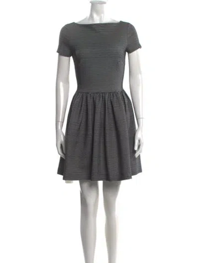 Pre-owned Miu Miu 2018 Mini Dress In Black