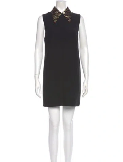 Pre-owned Miu Miu 2018 Mini Dress In Multi