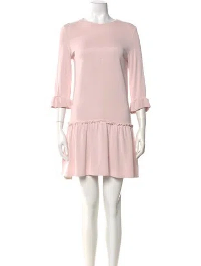 Pre-owned Miu Miu 2018 Mini Dress In Pink