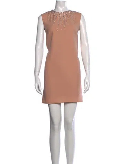 Pre-owned Miu Miu 2018 Mini Dress In Pink