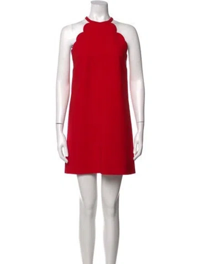 Pre-owned Miu Miu 2018 Mini Dress In Red