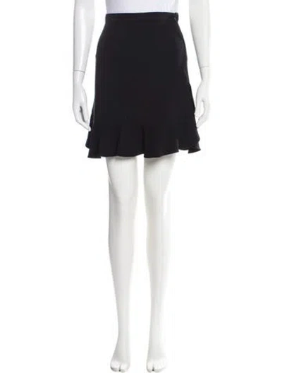 Pre-owned Miu Miu 2018 Mini Skirt In Black