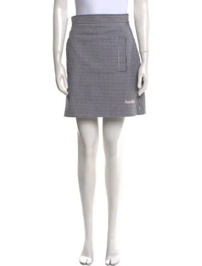 Pre-owned Miu Miu 2018 Mini Skirt In Black