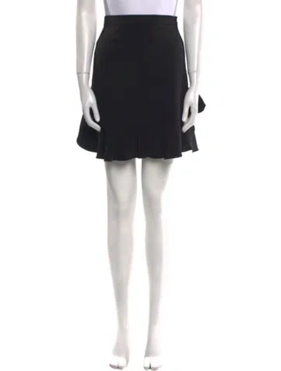 Pre-owned Miu Miu 2018 Mini Skirt In Black