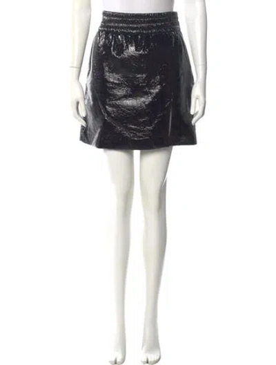 Pre-owned Miu Miu 2018 Mini Skirt In Black