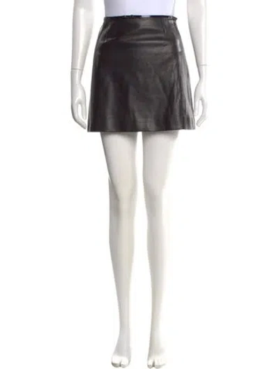 Pre-owned Miu Miu 2018 Mini Skirt In Black