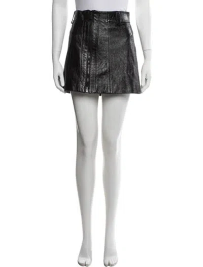 Pre-owned Miu Miu 2018 Mini Skirt In Black