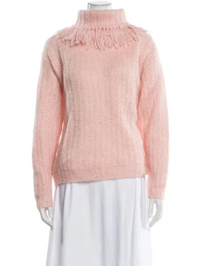 Pre-owned Miu Miu 2018 Mohair Sweater In Pink