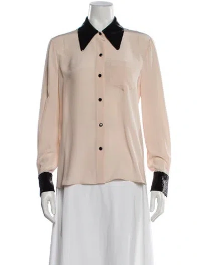 Pre-owned Miu Miu 2018 Silk Blouse In Multi