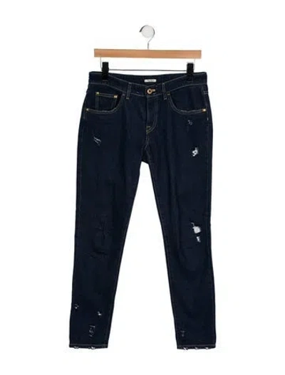 Pre-owned Miu Miu 2018 Skinny Leg Jeans In Blue