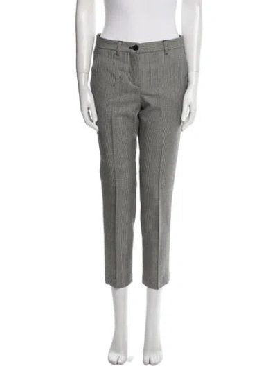Pre-owned Miu Miu 2018 Skinny Leg Pants In Gray