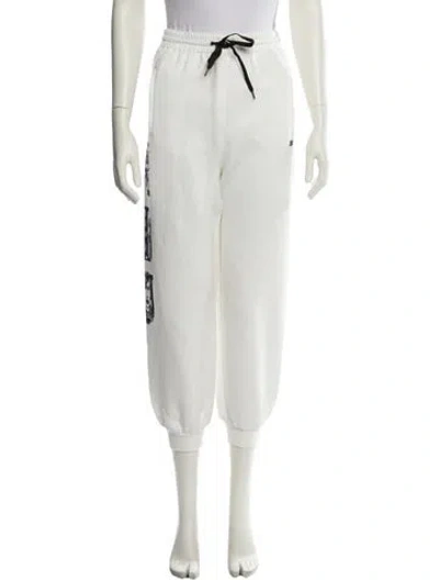Pre-owned Miu Miu 2018 Sweatpants In White