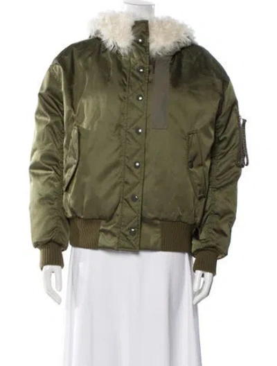 Pre-owned Miu Miu 2018 Utility Jacket In Green