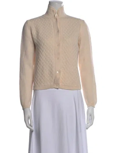 Pre-owned Miu Miu 2018 Virgin Wool Sweater In Neutral