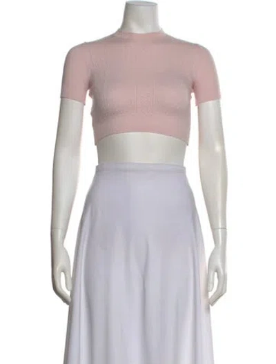 Pre-owned Miu Miu 2018 Virgin Wool Sweater In Pink