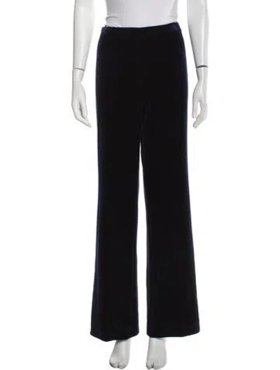 Pre-owned Miu Miu 2018 Wide Leg Pants In Black