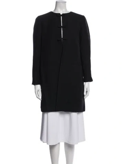 Pre-owned Miu Miu 2018 Wool Coat In Black