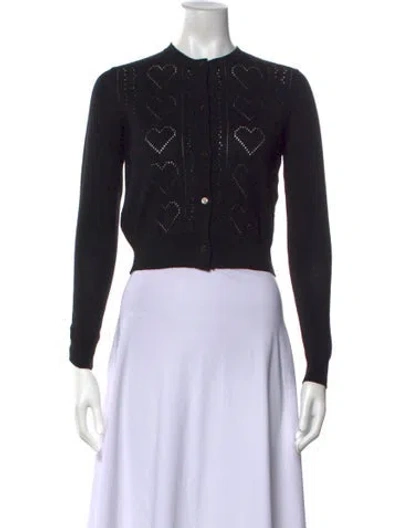 Pre-owned Miu Miu 2018 Wool Sweater In Black