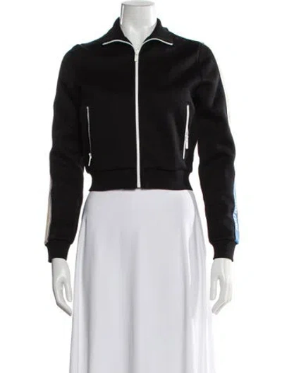 Pre-owned Miu Miu 2019 Biker Jacket In Black