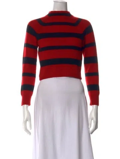 Pre-owned Miu Miu 2019 Cashmere Sweater In Red