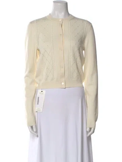 Pre-owned Miu Miu 2019 Cashmere Sweater W/ Tags In Neutral