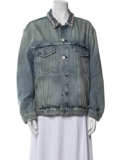 Pre-owned Miu Miu 2019 Denim Jacket In Blue