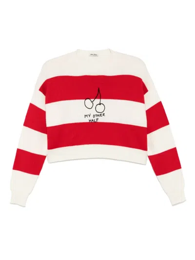 Pre-owned Miu Miu 2019 Embroidered Jumper