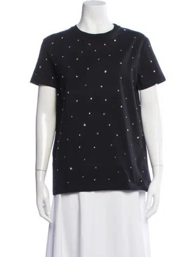 Pre-owned Miu Miu 2019 Graphic Print T-shirt In Black