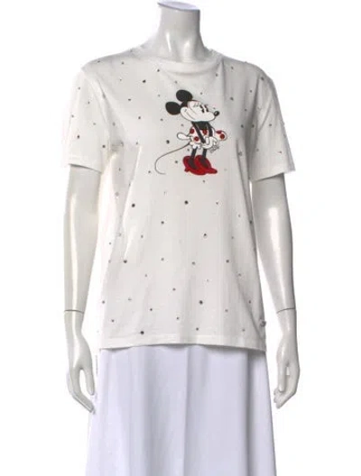 Pre-owned Miu Miu 2019 Graphic Print T-shirt In Pink