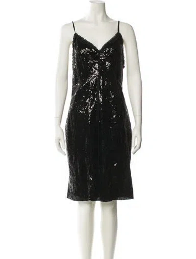 Pre-owned Miu Miu 2019 Knee-length Dress In Black