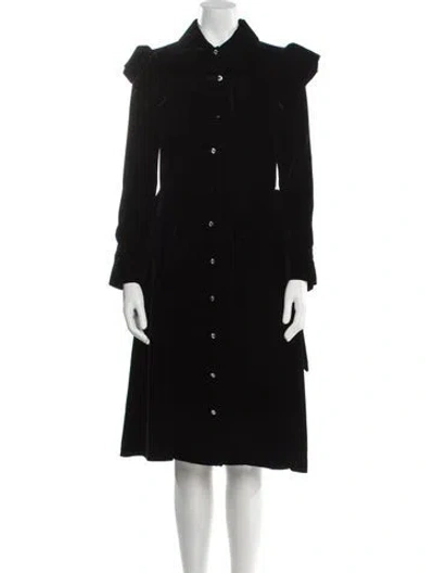 Pre-owned Miu Miu 2019 Midi Length Dress In Black