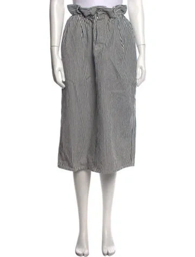 Pre-owned Miu Miu 2019 Midi Length Skirt In Blue