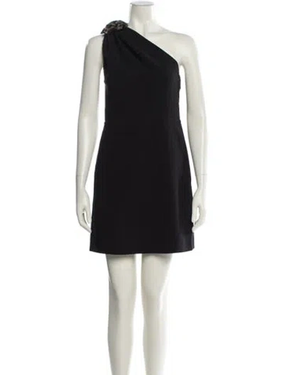 Pre-owned Miu Miu 2019 Mini Dress In Black