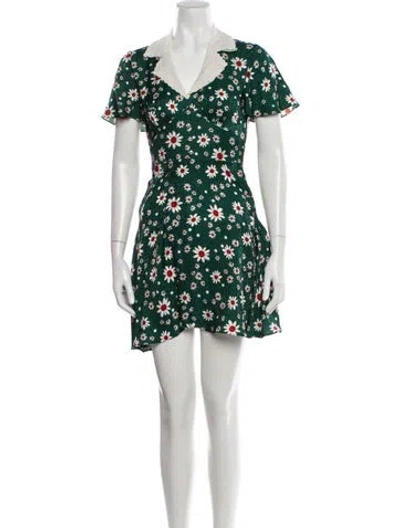 Pre-owned Miu Miu 2019 Mini Dress In Green