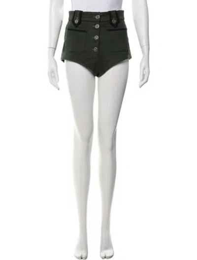 Pre-owned Miu Miu 2019 Mini Shorts In Green