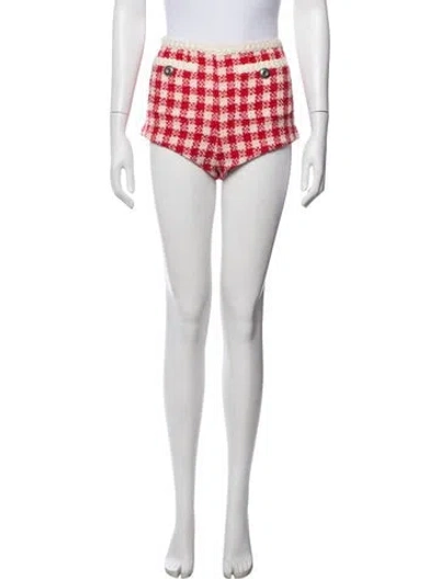 Pre-owned Miu Miu 2019 Mini Shorts In Red