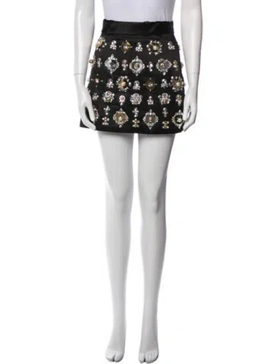 Pre-owned Miu Miu 2019 Mini Skirt In Black