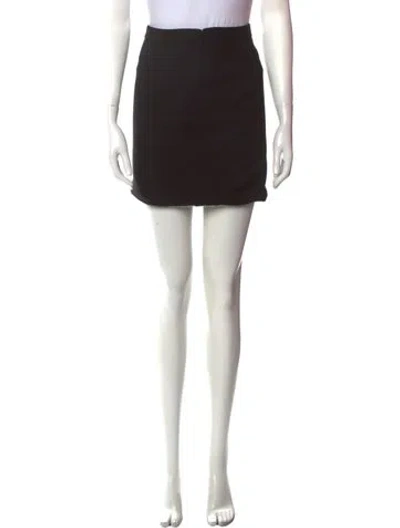 Pre-owned Miu Miu 2019 Mini Skirt In Black