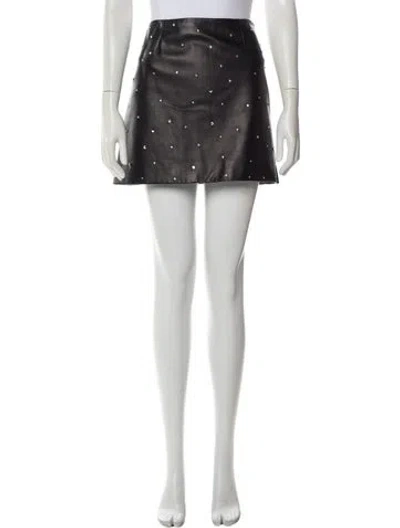Pre-owned Miu Miu 2019 Mini Skirt In Black