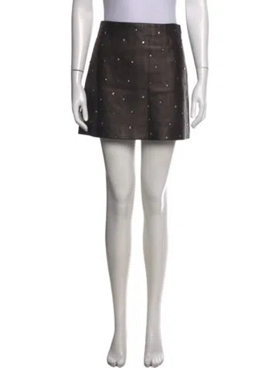 Pre-owned Miu Miu 2019 Mini Skirt In Brown