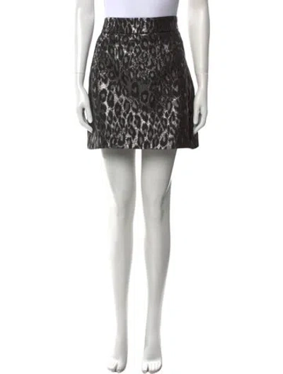 Pre-owned Miu Miu 2019 Mini Skirt In Gray
