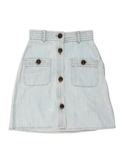 Pre-owned Miu Miu 2019 Mini Skirt In Gray