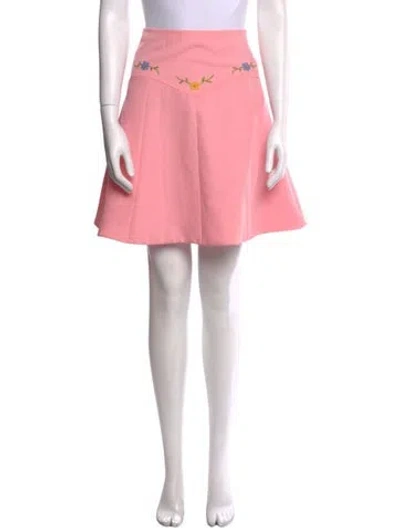 Pre-owned Miu Miu 2019 Mini Skirt In Pink