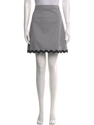Pre-owned Miu Miu 2019 Mini Skirt W/ Tags In Black