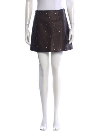 Pre-owned Miu Miu 2019 Mini Skirt W/ Tags In Black