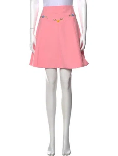 Pre-owned Miu Miu 2019 Mini Skirt W/ Tags In Pink