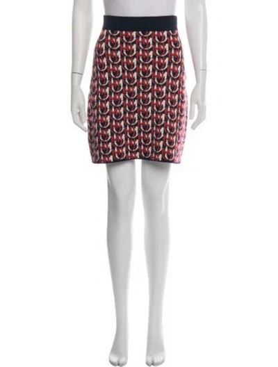 Pre-owned Miu Miu 2019 Mini Skirt W/ Tags In Red