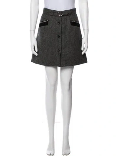 Pre-owned Miu Miu 2019 Mini Skirt In White